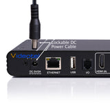 VP92 4K Digital Signage Media Player Network & WIFI Capable, Access Content Remotely with cloud software. Interactive Capabilities