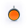 Medium Orange Plastic Mechanical Push Button